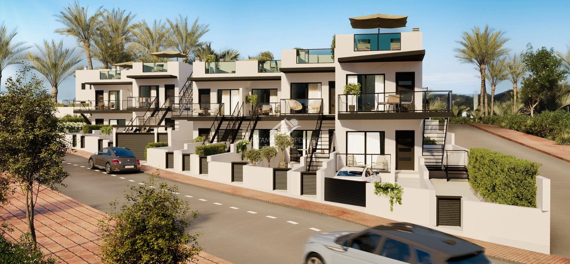 Obra Nueva - Top Floor Bungalow - Puerto de Mazarron - Playa Negra