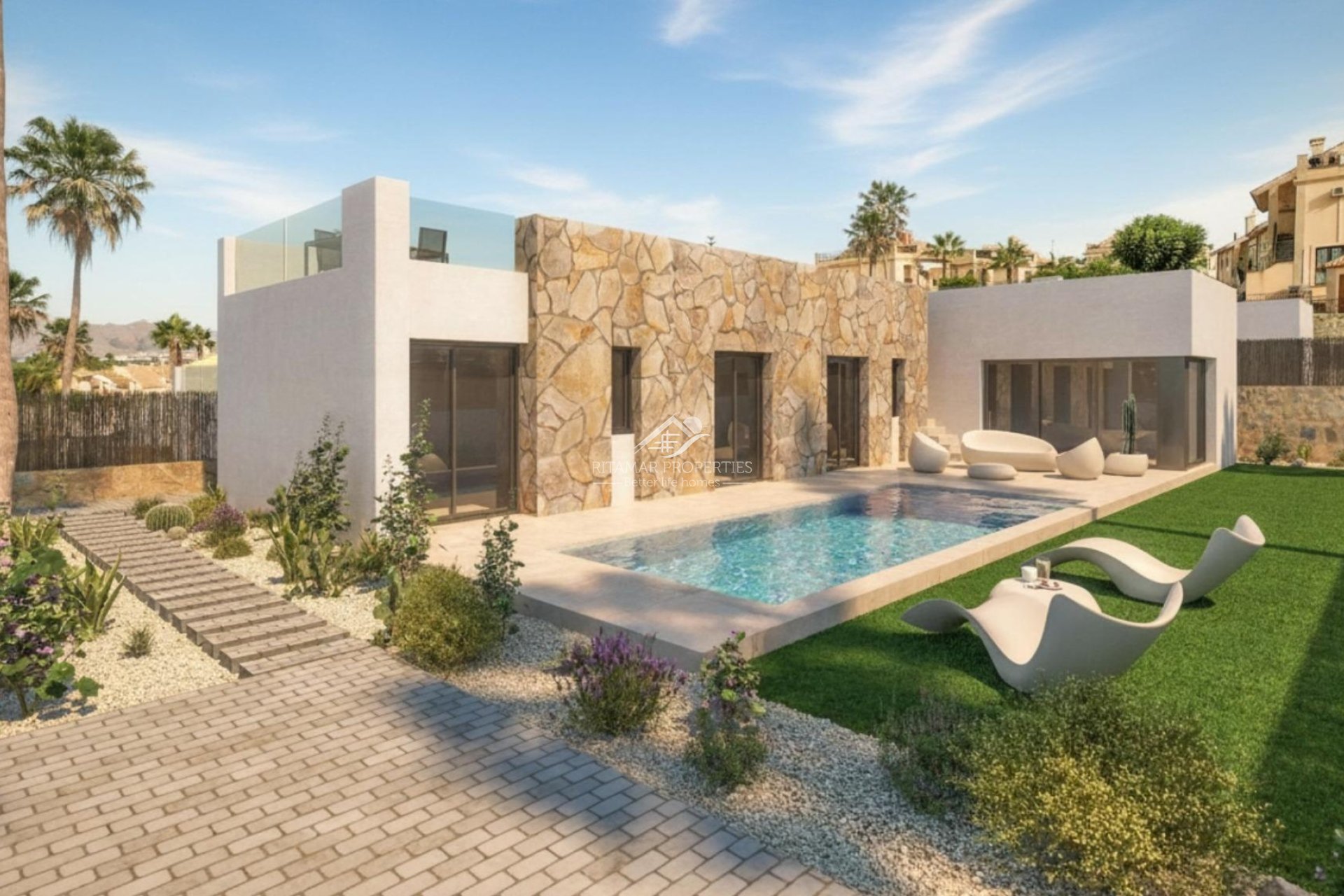 Obra Nueva - Villa - Algorfa - La Finca Golf