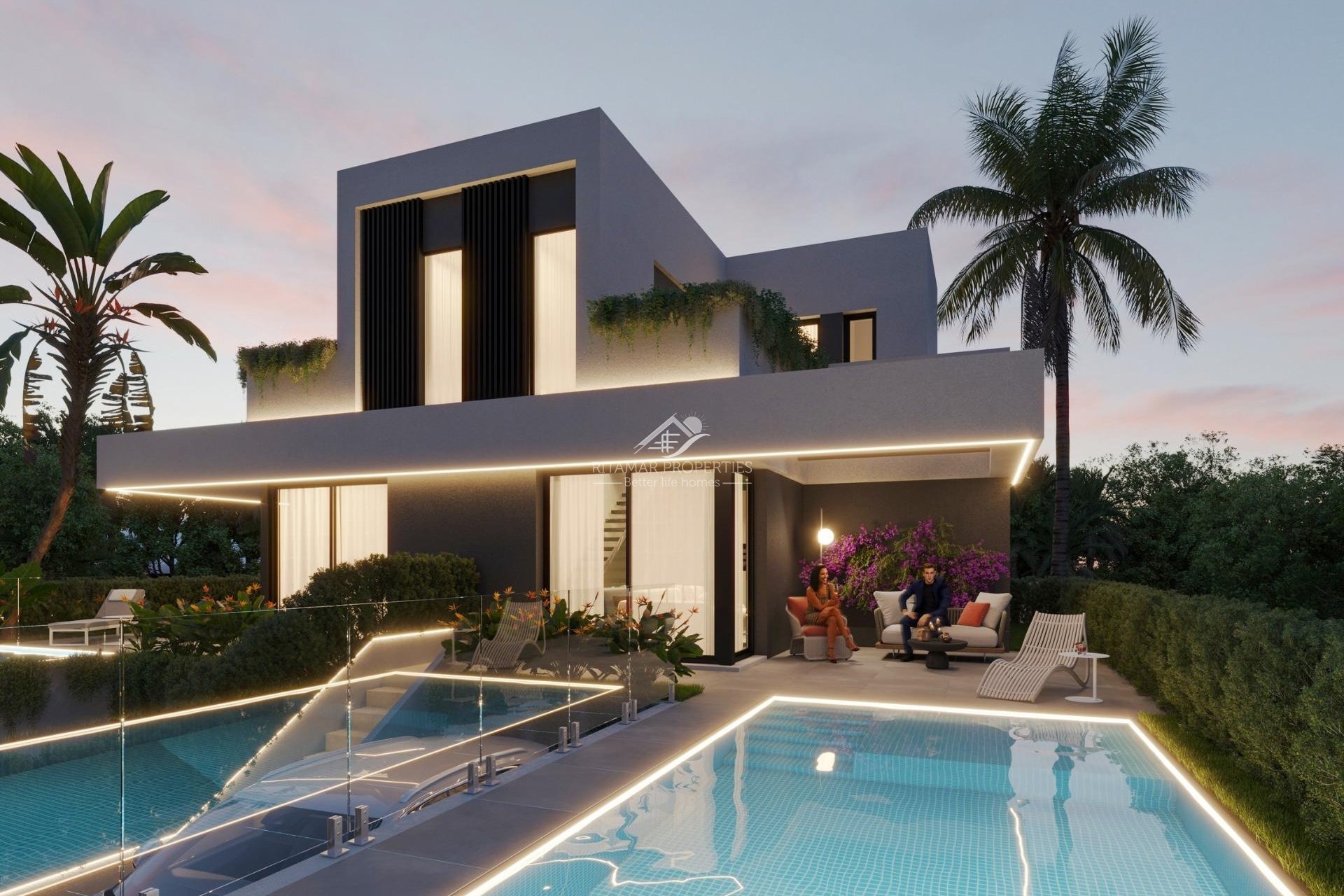 Obra Nueva - Villa - Finestrat  - Sierra Cortina
