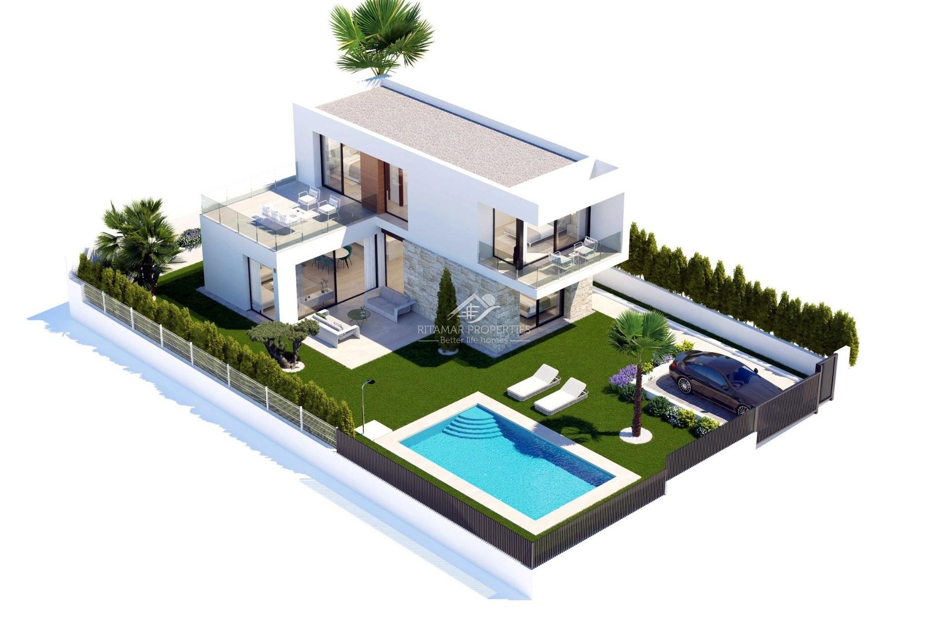 Obra Nueva - Villa - Finestrat  - Sierra Cortina
