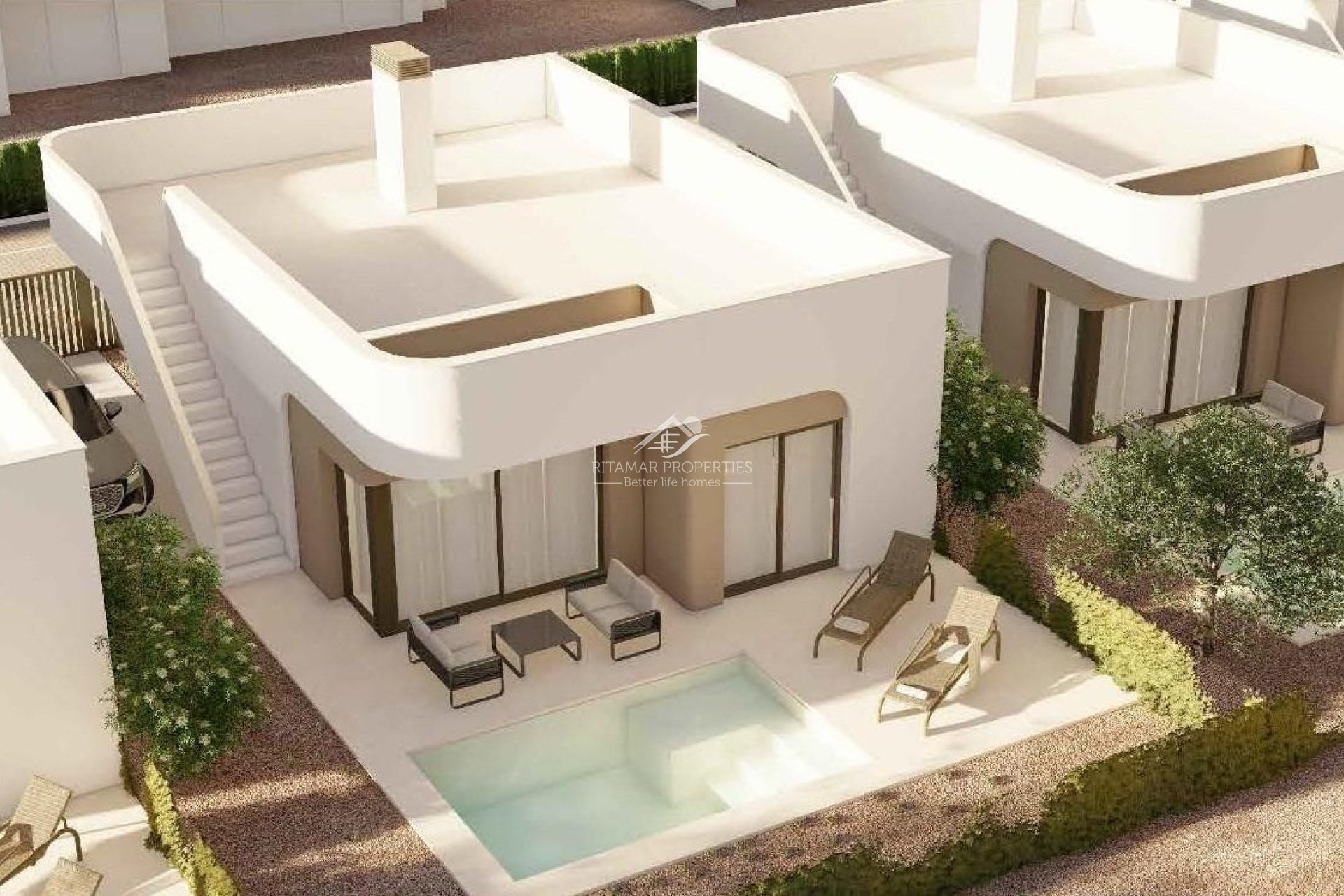 Obra Nueva - Villa - Fuente Álamo - Hacienda Del Álamo Golf