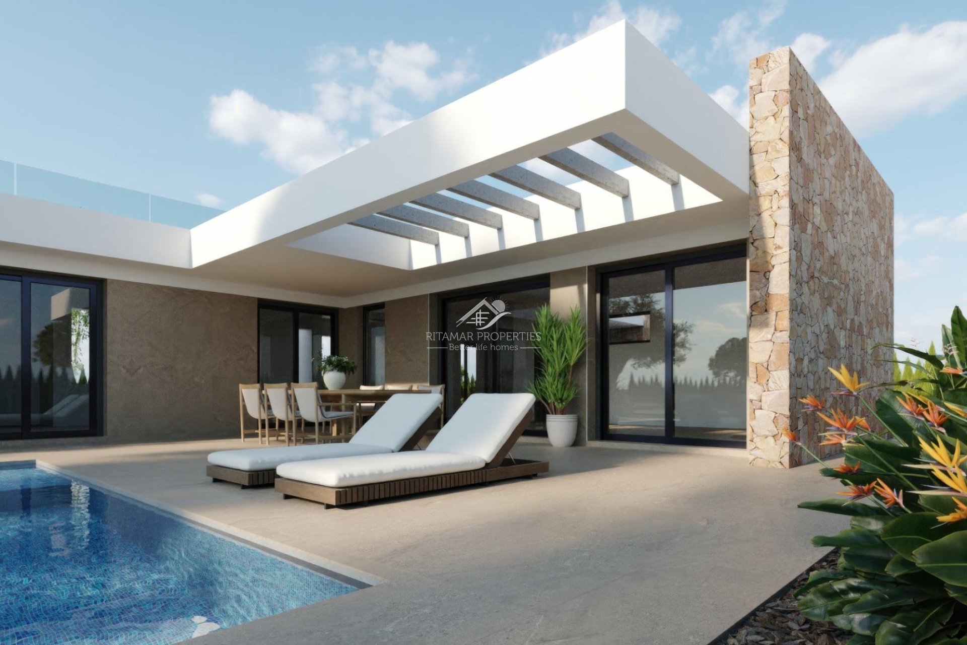 Obra Nueva - Villa - Fuente Álamo - Hacienda del Alamo