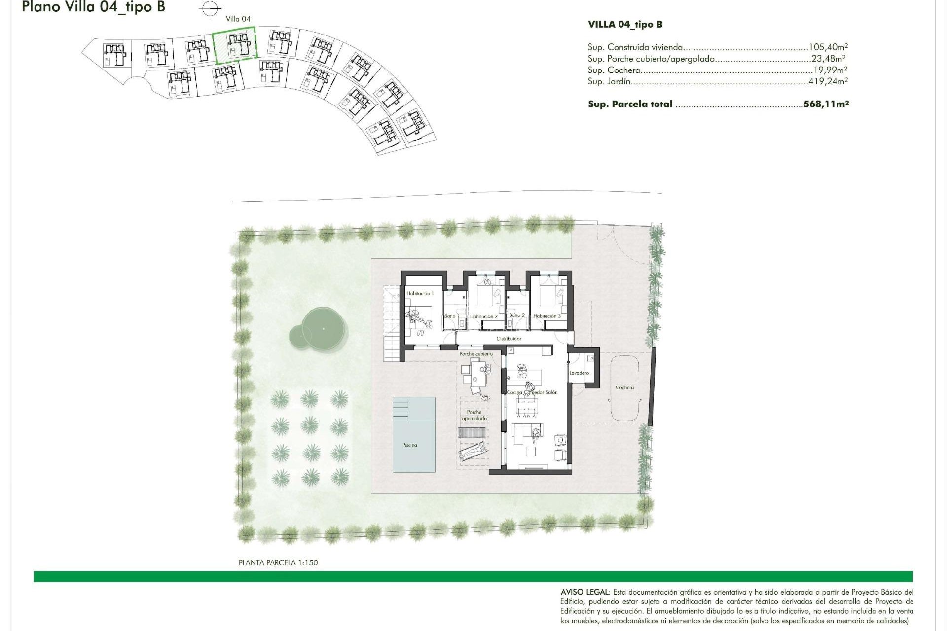 Obra Nueva - Villa - Fuente Álamo - Hacienda del Alamo