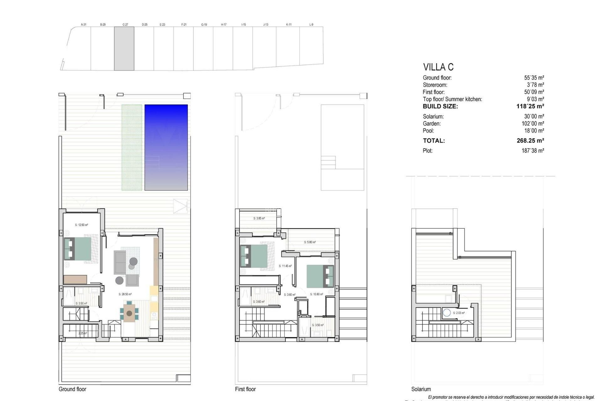 Obra Nueva - Villa - Los Alcázares - Playa la Atascadera