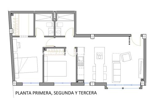  - Apartment - San Pedro del Pinatar - Villananitos
