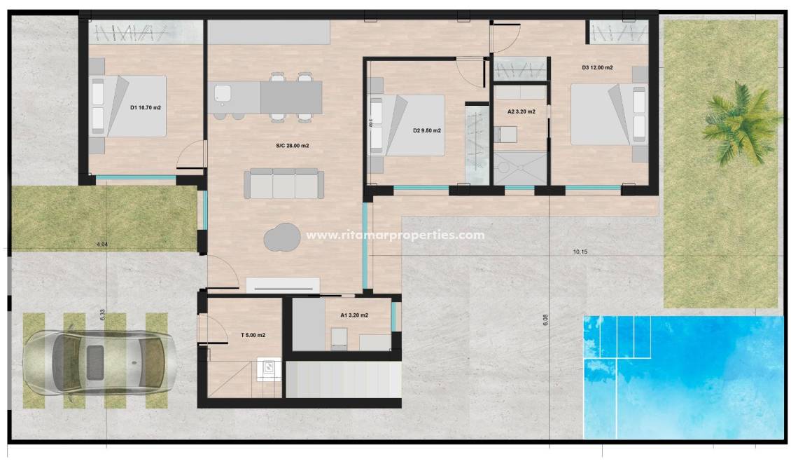  - Villa - Torre Pacheco - Roldán
