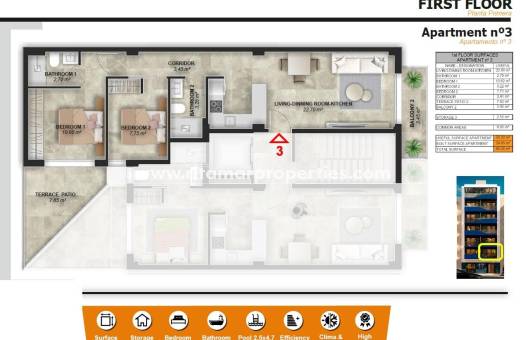  - Apartamento - Torrevieja - Playa del Acequión