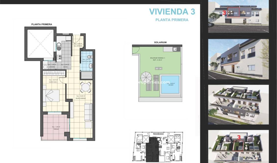  - Appartment - Pilar de la Horadada - pueblo