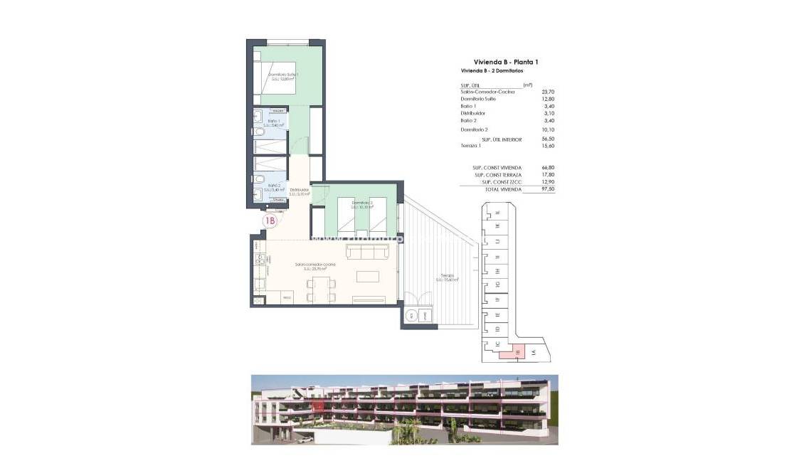 Obra Nueva - Apartamento - Benijófar - Pueblo