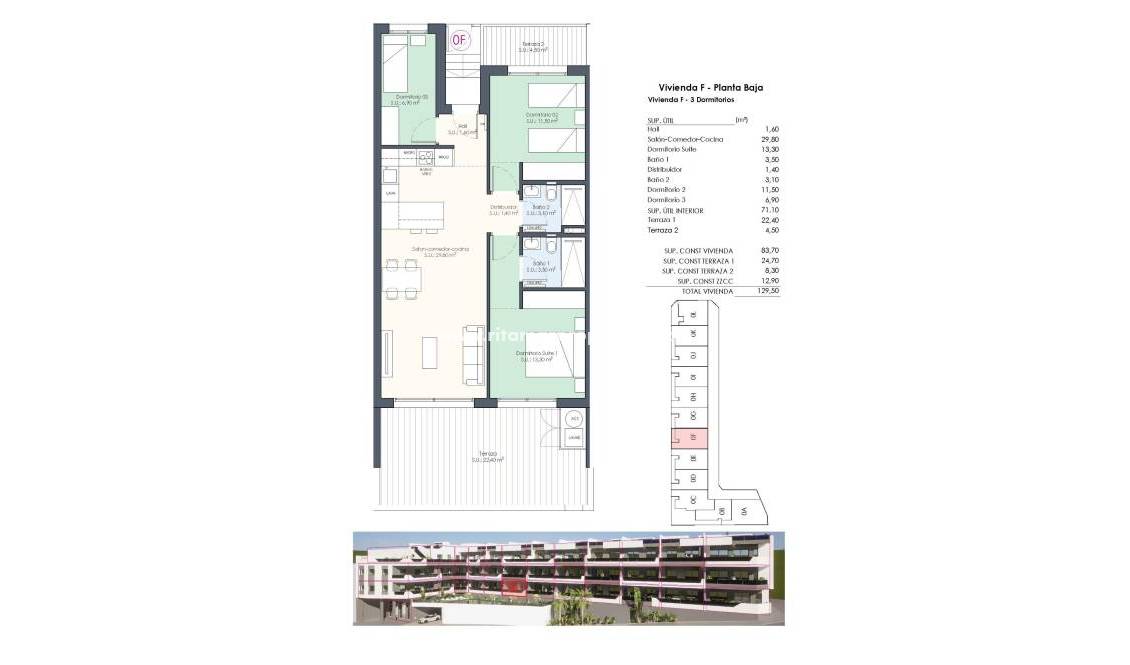 Nieuwbouw - Appartement - Benijófar - Pueblo