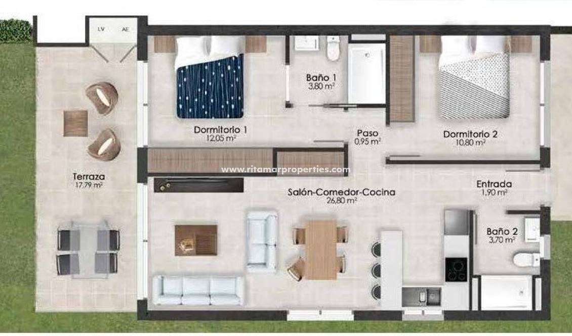  - Apartamento - Alhama De Murcia - Condado De Alhama Golf Resort