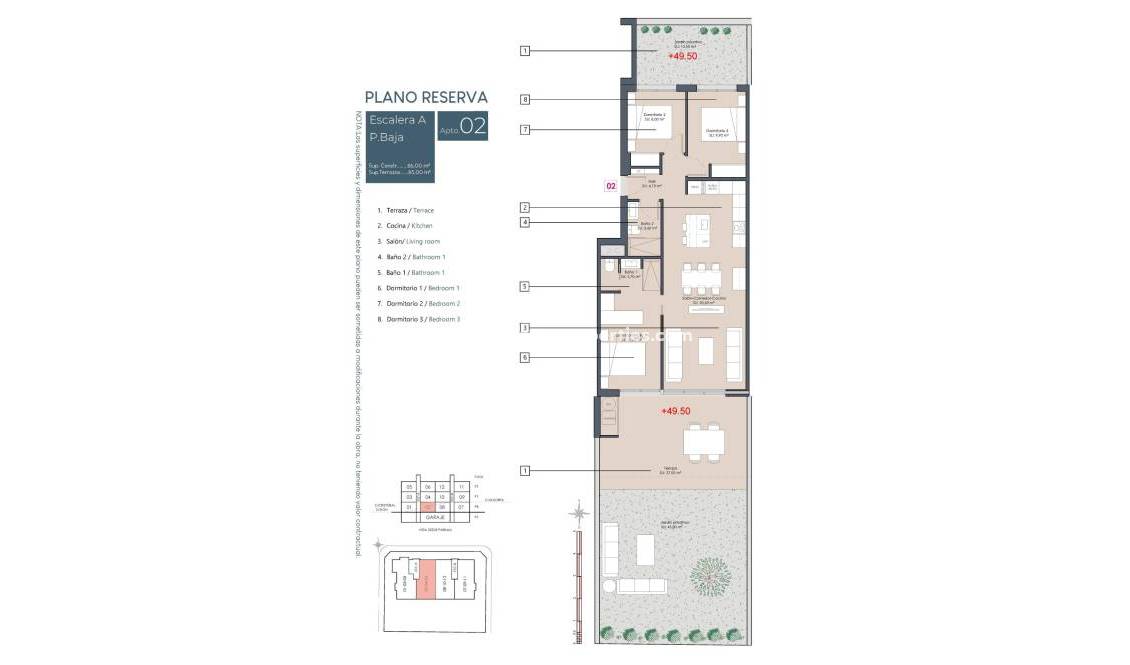  - Appartement - Benijófar - Pueblo