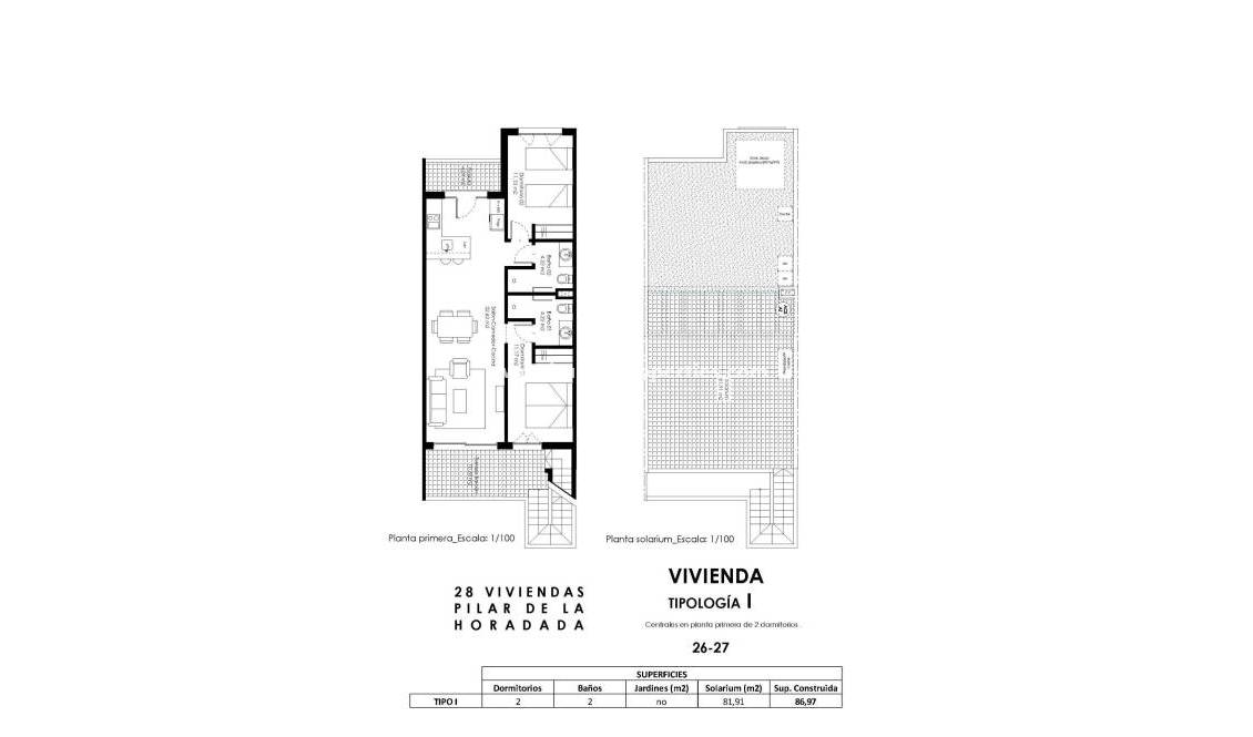  - Bungalow - Pilar de la Horadada - pueblo