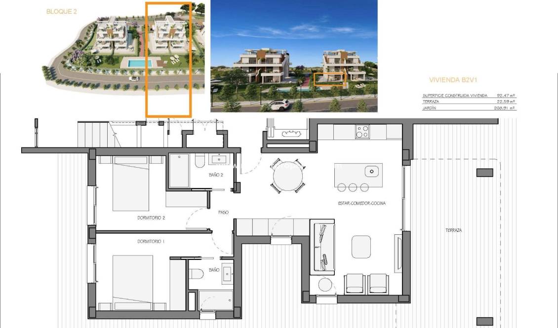  - Appartment - Fuente Álamo - Hacienda del Alamo