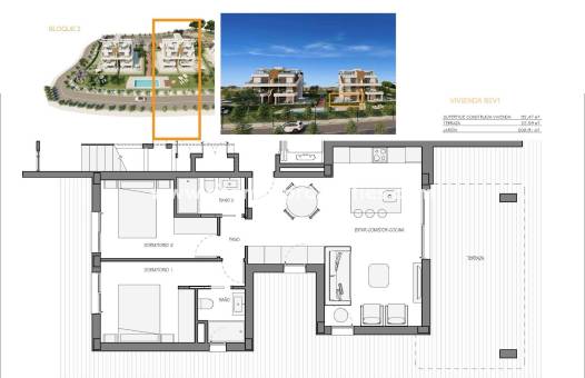  - Appartment - Fuente Álamo - Hacienda del Alamo