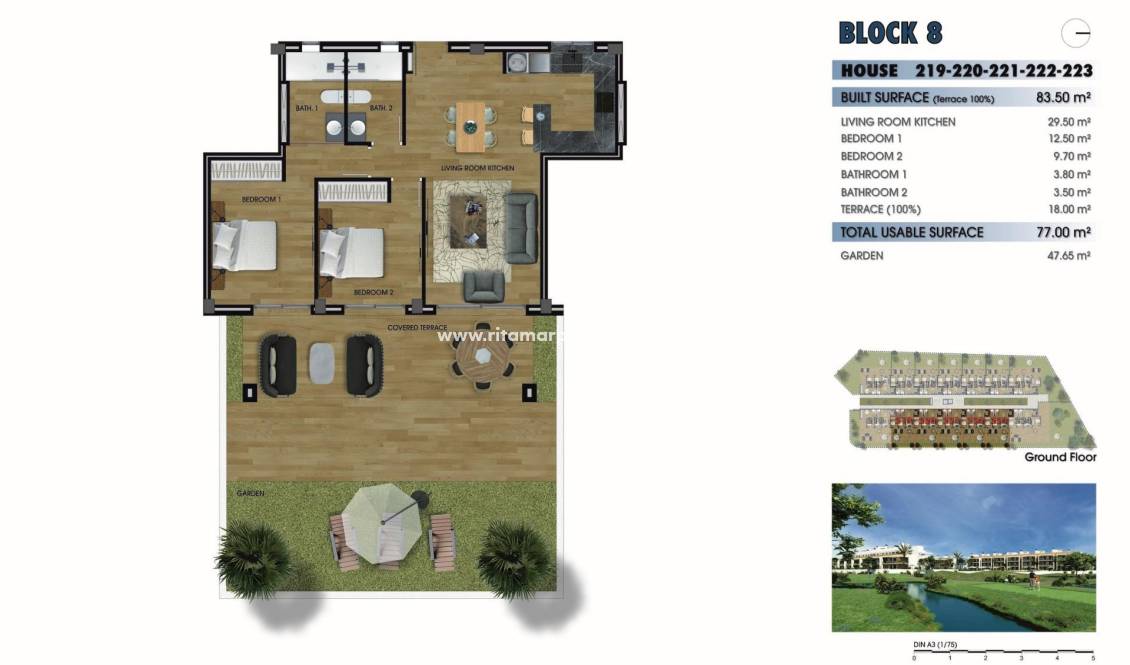  - Apartment - Los Alcázares - La Serena Golf