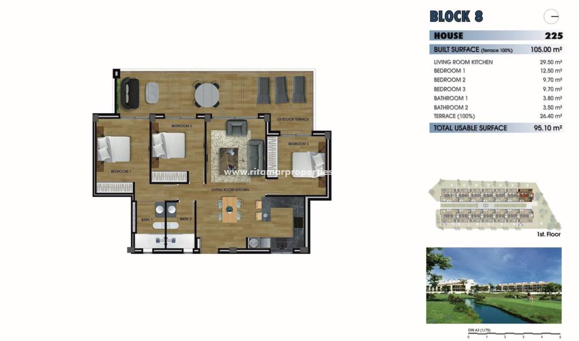  - Appartement - Los Alcázares - La Serena Golf