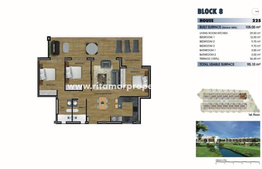  - Appartement - Los Alcázares - La Serena Golf