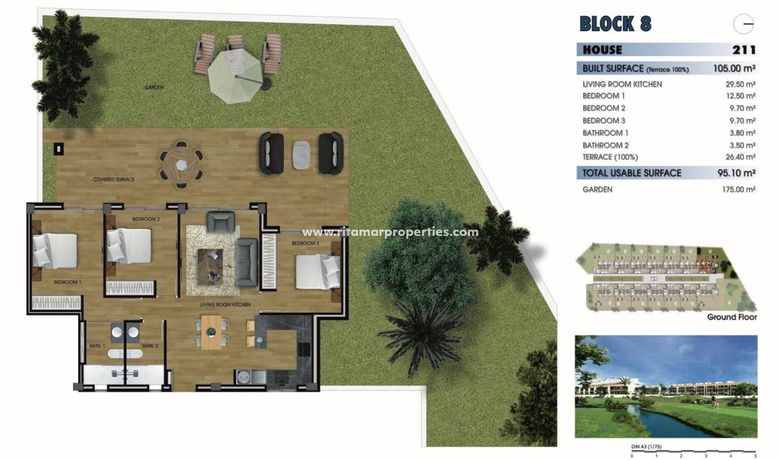  - Appartement - Los Alcázares - La Serena Golf