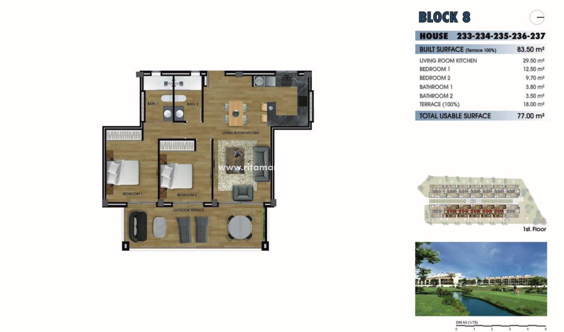  - Wohnung - Los Alcázares - La Serena Golf