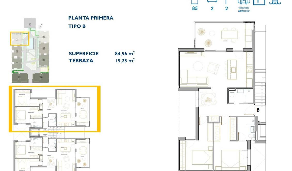  - Wohnung - San Pedro del Pinatar - Pueblo