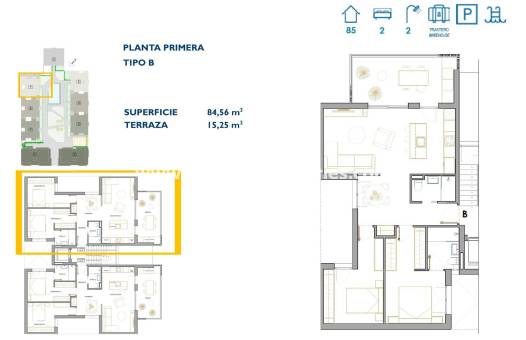  - Wohnung - San Pedro del Pinatar - Pueblo