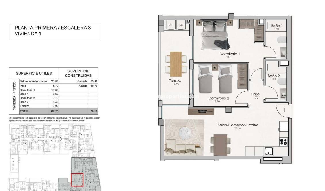  - Appartment - Santa Pola - Estacion de autobuses