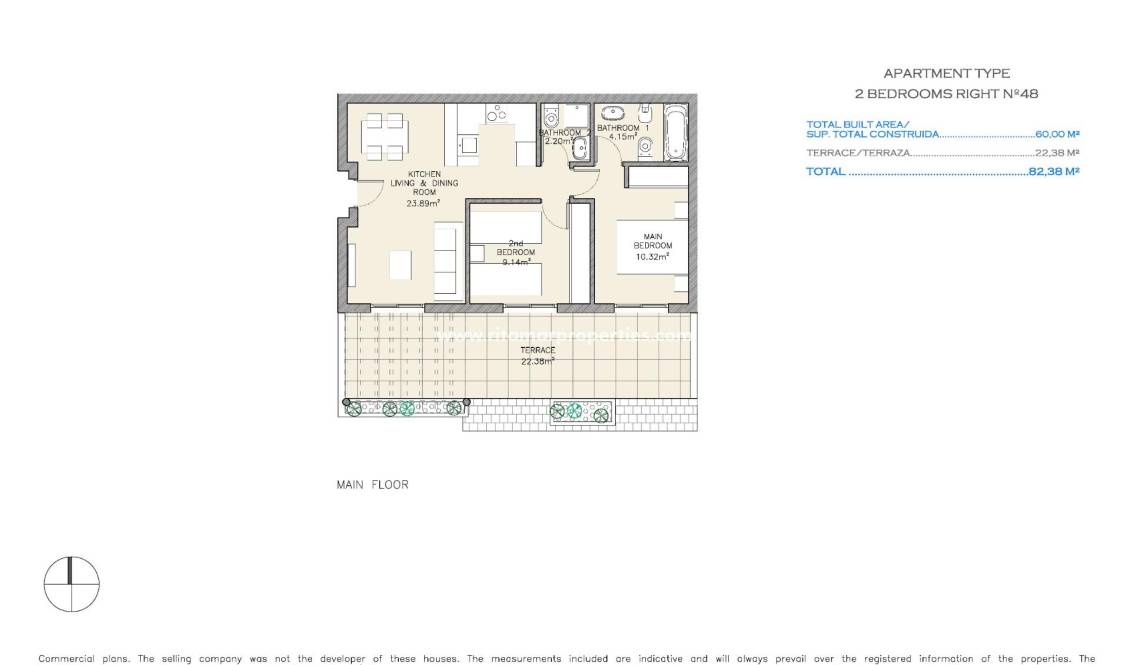  - Appartment - Águilas - Collado