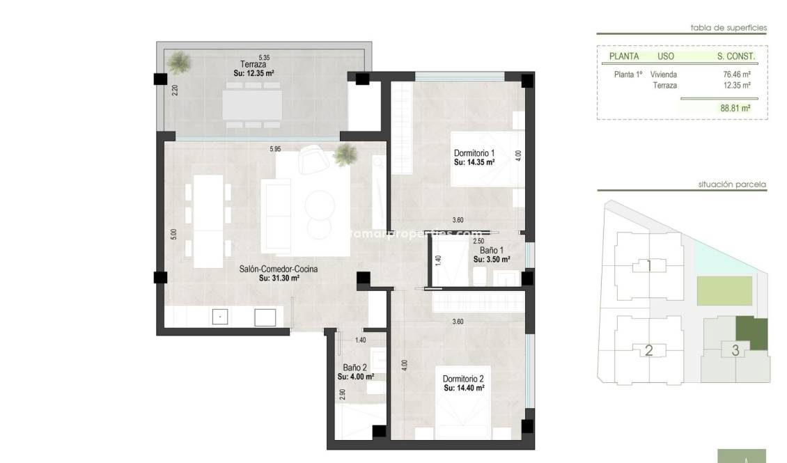  - Appartement - San Pedro del Pinatar - Centro