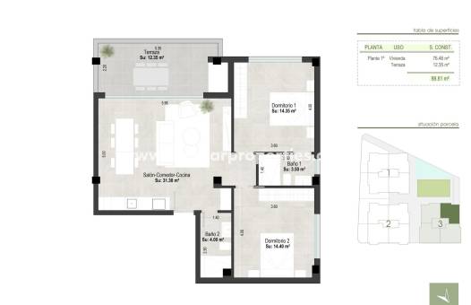  - Appartement - San Pedro del Pinatar - Centro