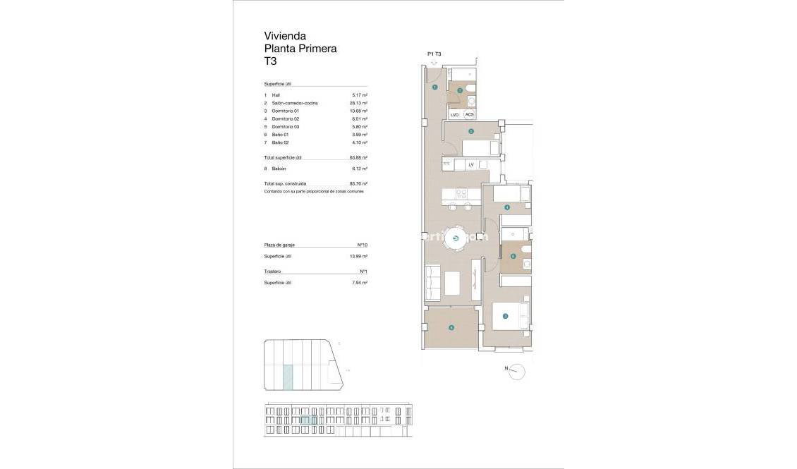  - Apartamento - Jacarilla - pueblo