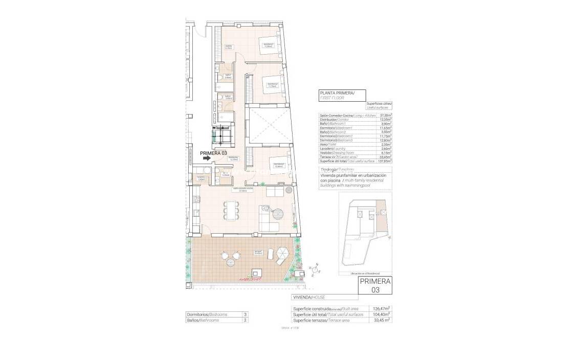  - Appartement - Hondón de las Nieves - Pueblo