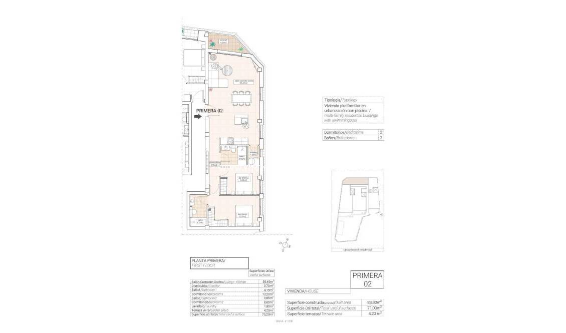  - Apartamento - Hondón de las Nieves - Pueblo