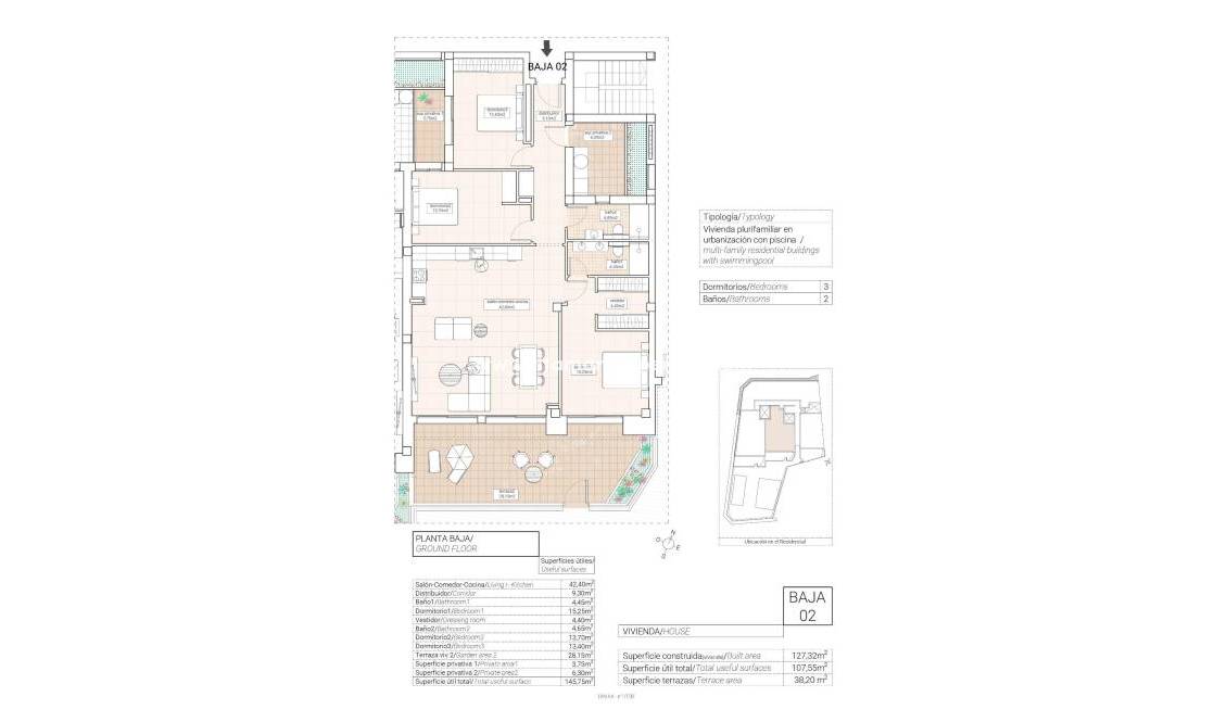  - Wohnung - Hondón de las Nieves - Pueblo