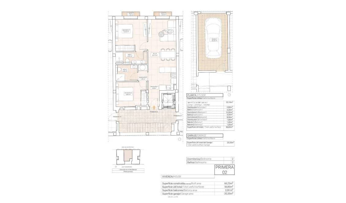  - Appartment - Hondón de las Nieves - Pueblo