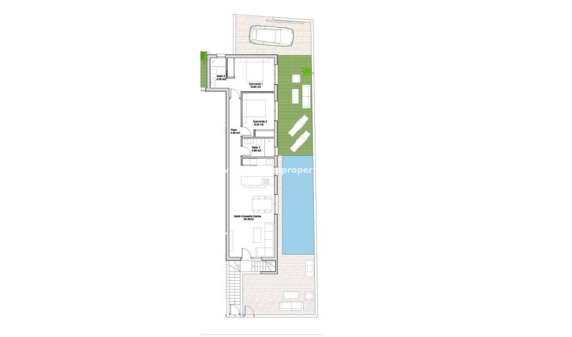  - Bungalow - Santiago de la Ribera