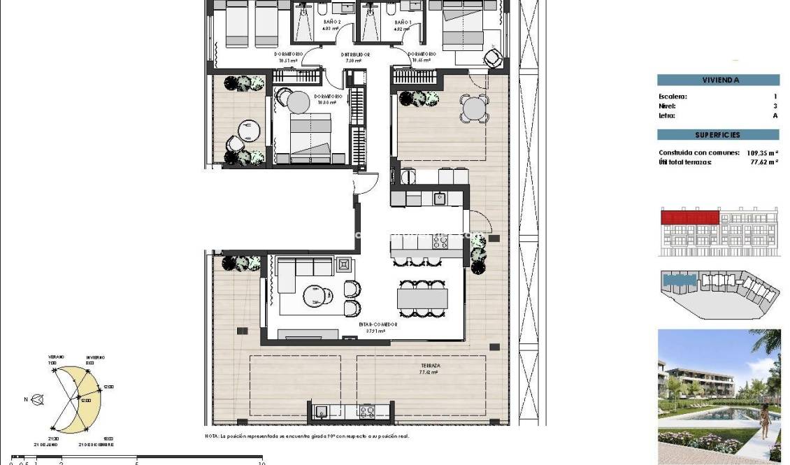  - Penthouse - Torre Pacheco - Santa Rosalía Lake and Life Resort