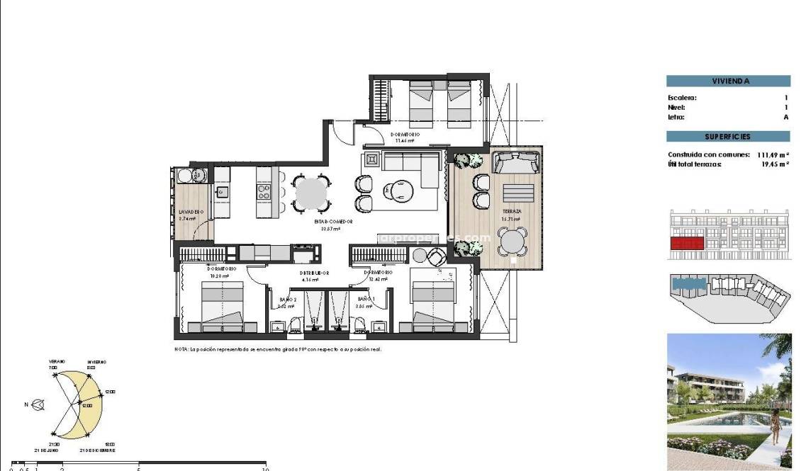  - Apartamento - Torre Pacheco - Santa Rosalía Lake and Life Resort