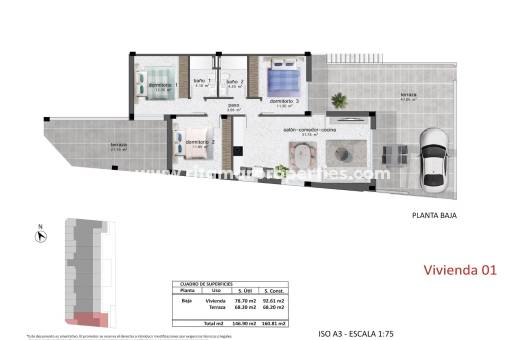  - Bungalow - Pilar de la Horadada - pueblo