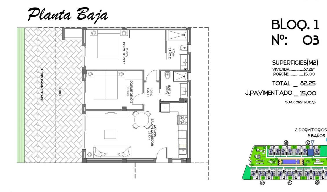  - Bungalow - Algorfa - La Finca Golf