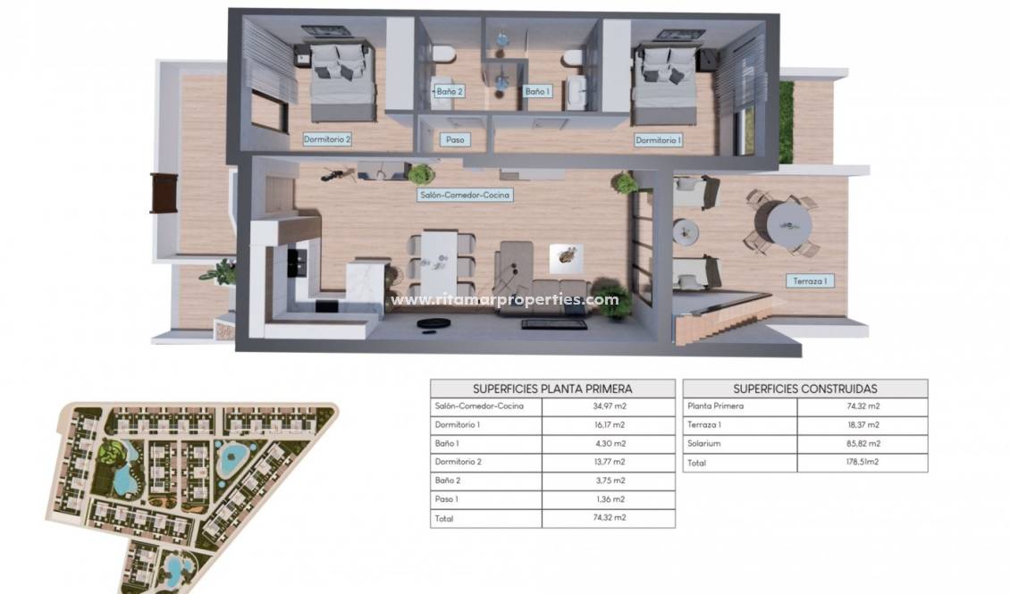  - Bungalow - Torrevieja - Los Balcones