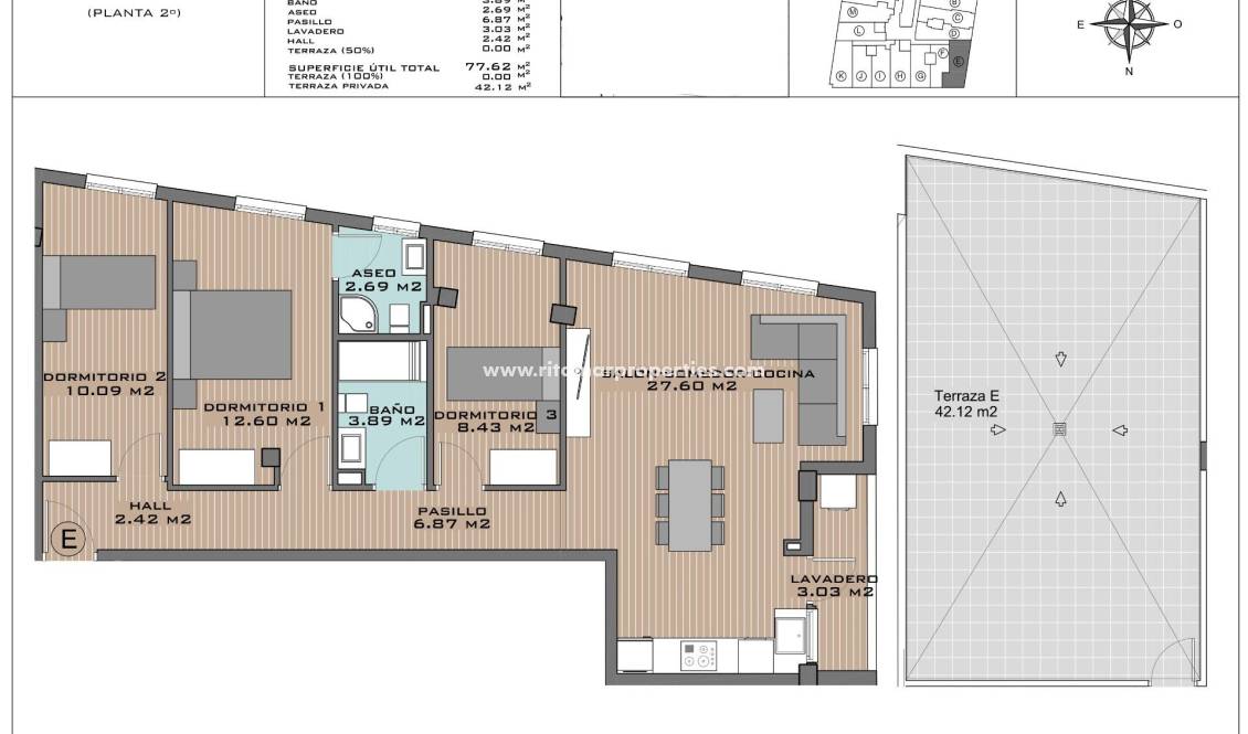  - Penthouse - Algorfa - Pueblo