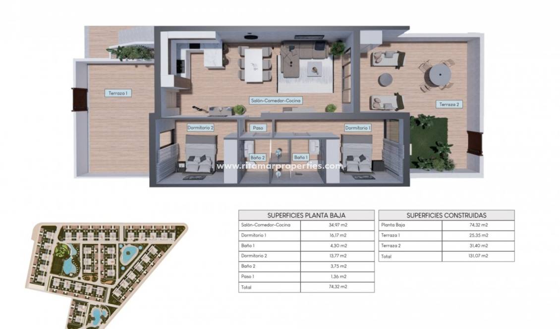  - Bungalow - Torrevieja - Los Balcones