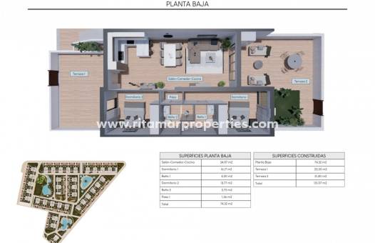  - Bungalow - Torrevieja - Los Balcones