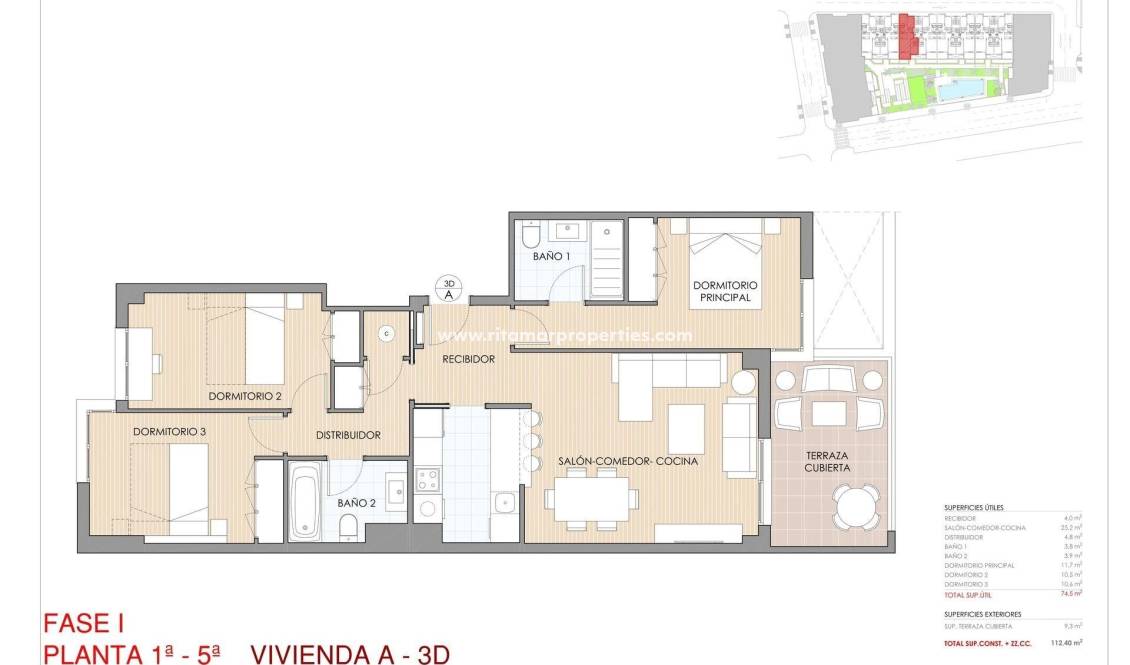  - Appartement - Águilas - Playa de Levante