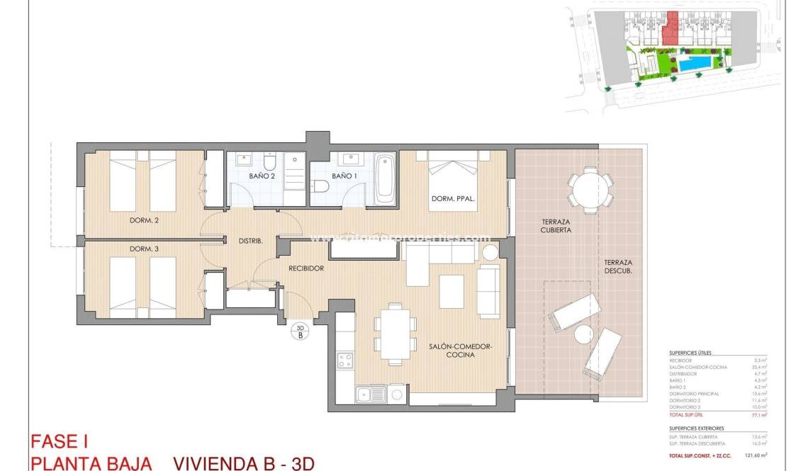  - Appartement - Águilas - Playa de Levante