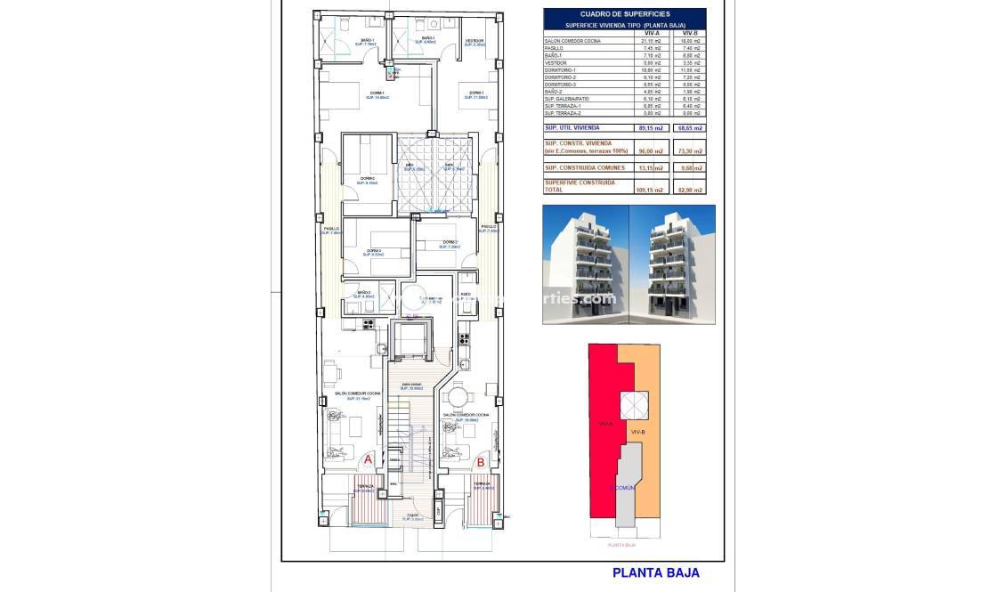  - Apartamento - Torrevieja - Playa de El Cura