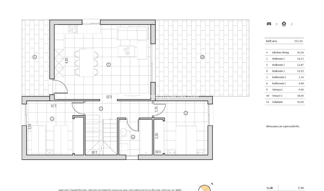  - Villa - Algorfa - La Finca Golf