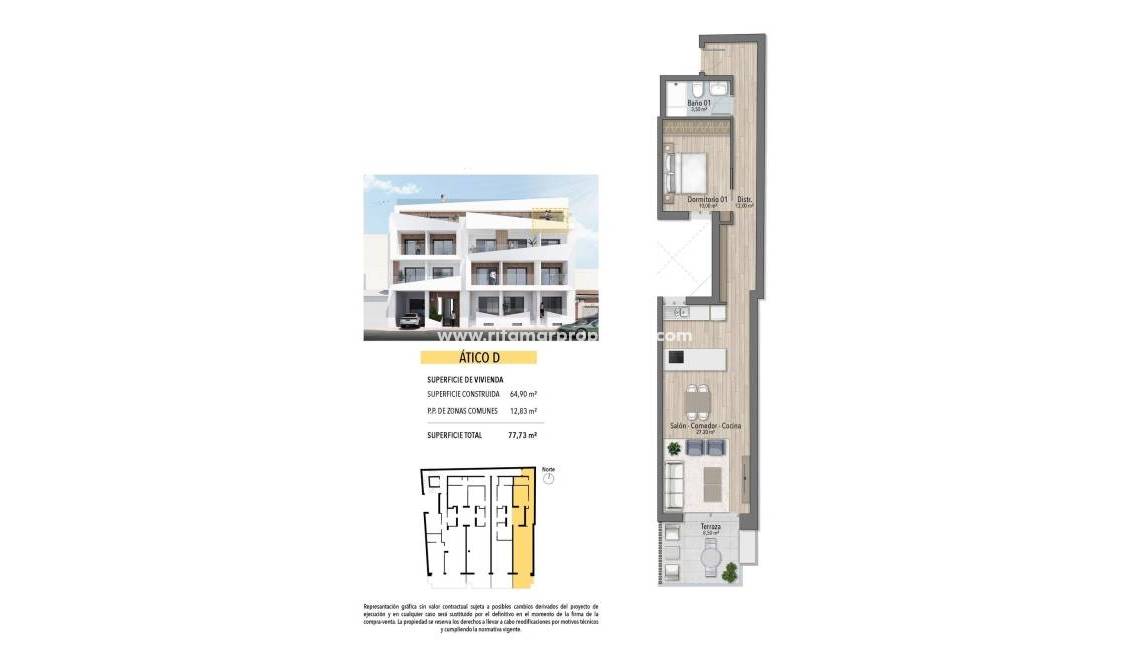  - Penthouse - Torrevieja - Playa de El Cura