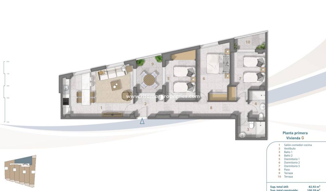  - Apartment - San Pedro del Pinatar - Playa Villananitos